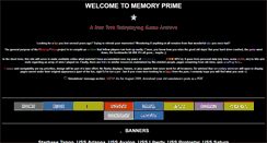 Desktop Screenshot of memory.hyperjump.org