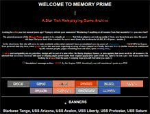 Tablet Screenshot of memory.hyperjump.org